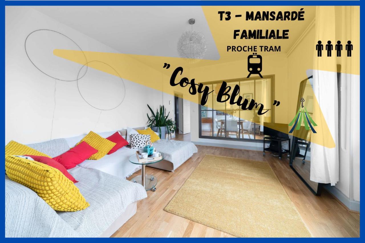 ⟬Cosy Blum 63⟭ Charmant Et Accueillant ⁕Mansarde⁕ 克莱蒙费朗 外观 照片